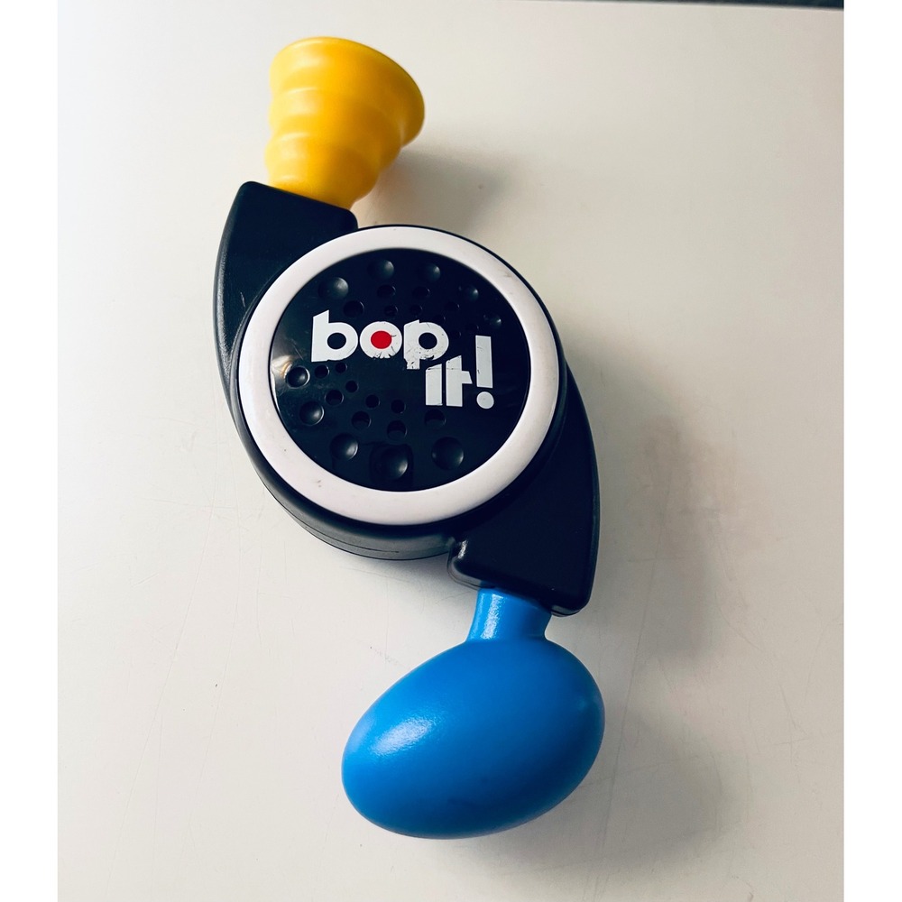 Bop It! Handheld Electronic Game Black Yellow Blue Retro‎ Kids Toy